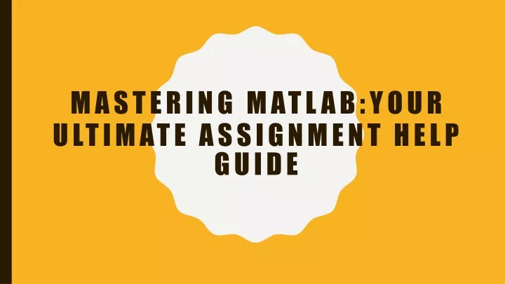 mastering matlab your ultimate assignment help