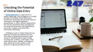 Unlocking the Potential of Online Data Entry