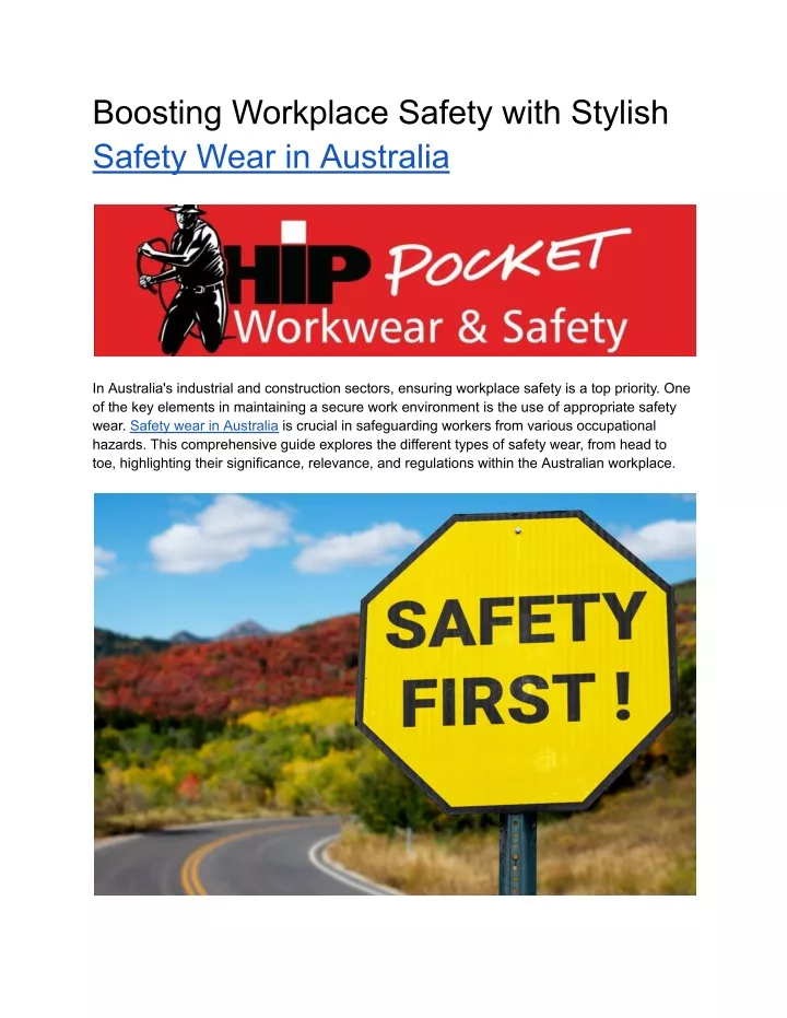 boosting workplace safety with stylish safety