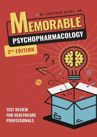 Download Book [PDF] Memorable Psychopharmacology