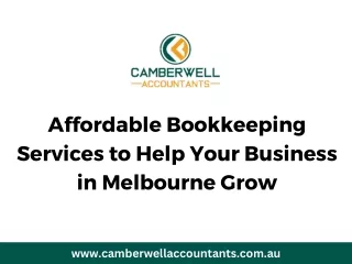 Affordable Bookkeeping Services to Help Your Business in Melbourne Grow