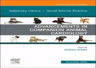 (PDF) Advancements in Companion Animal Cardiology, An Issue of Veterinary Clinic