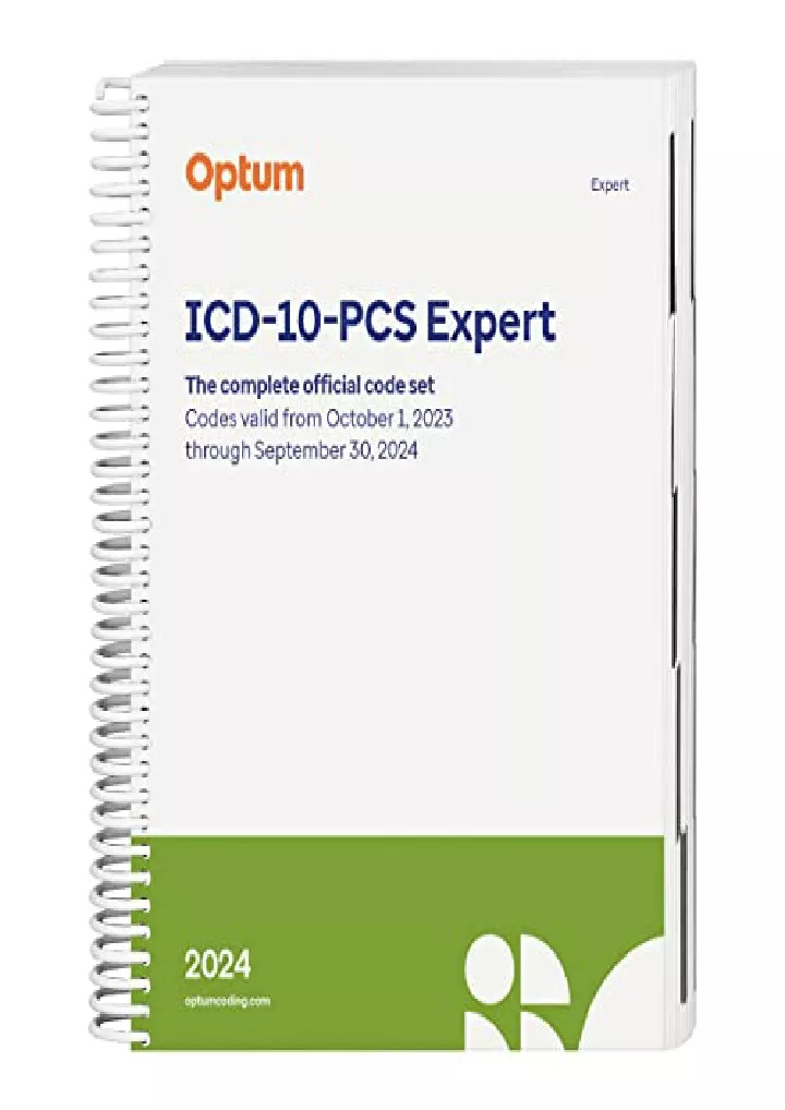 PPT Read ebook [PDF] 2024 ICD10PCS Expert (Spiral) PowerPoint