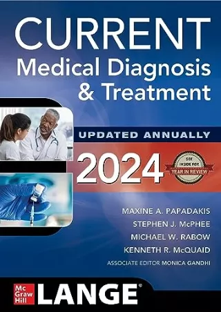 get [PDF] Download CURRENT Medical Diagnosis and Treatment 2024
