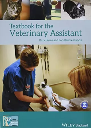 [PDF READ ONLINE] Textbook for the Veterinary Assistant