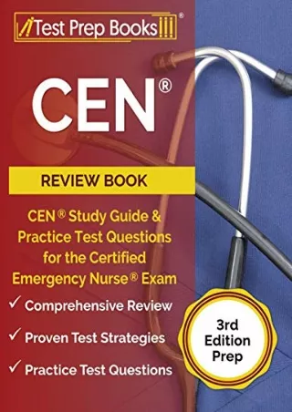 DOWNLOAD/PDF CEN Review Book: CEN Study Guide and Practice Test Questions for the Certified