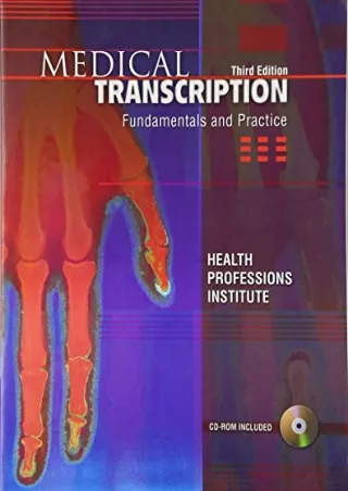 [PDF] DOWNLOAD Medical Transcription: Fundamentals & Practice