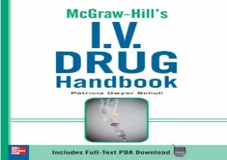 PDF McGraw-Hill's I.V. Drug Handbook (McGraw-Hill Handbooks) Kindle