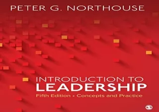 [PDF] Introduction to Leadership: Concepts and Practice Full
