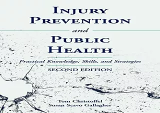 PDF Injury Prevention and Public Health: Practical Knowledge, Skills, and Strate