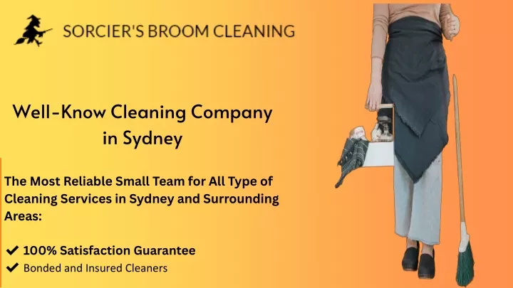 well know cleaning company in sydney