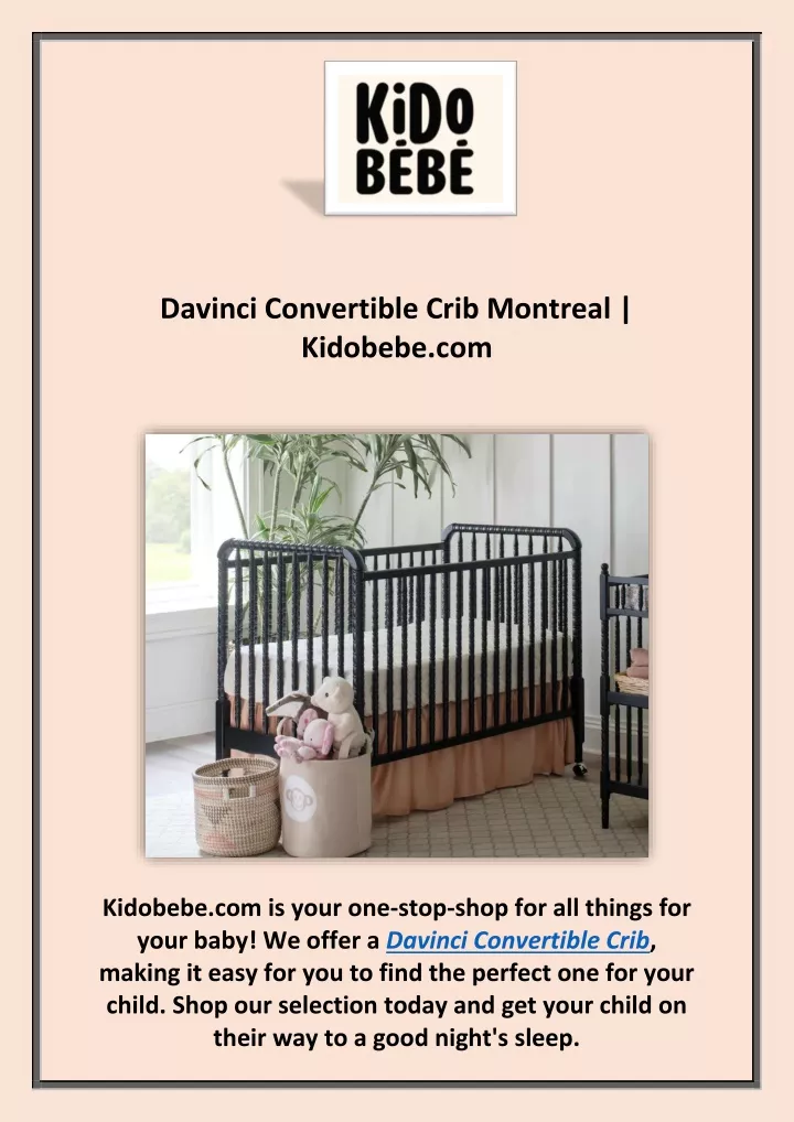 davinci convertible crib montreal kidobebe com
