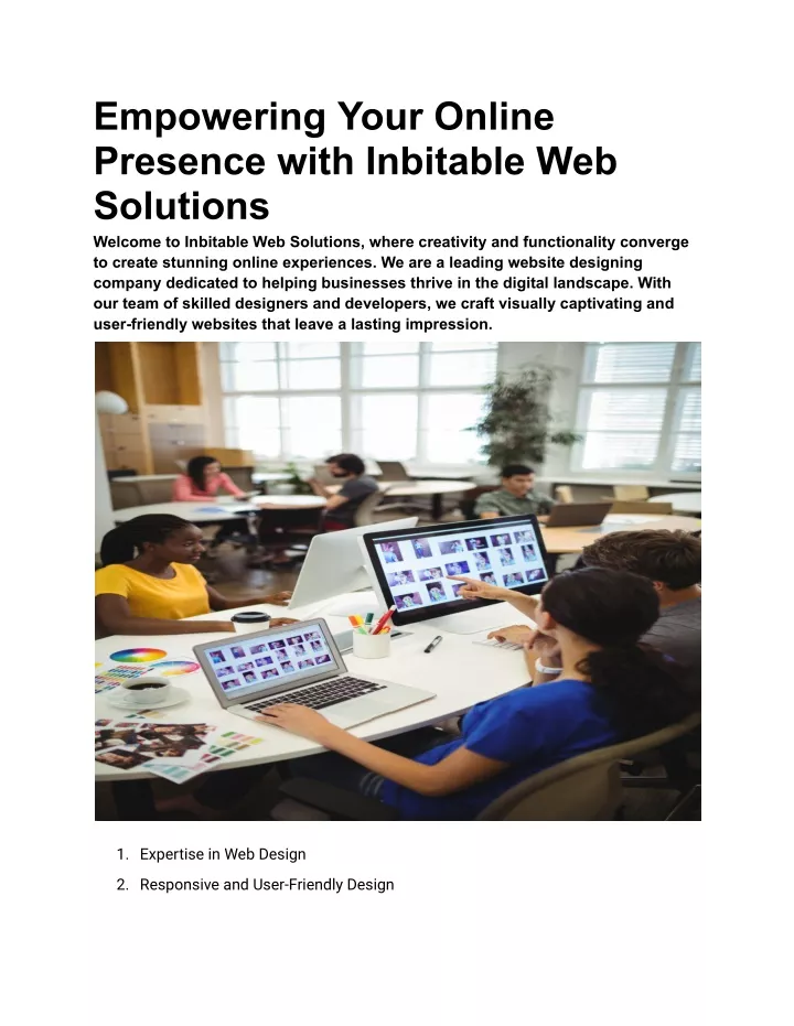 empowering your online presence with inbitable