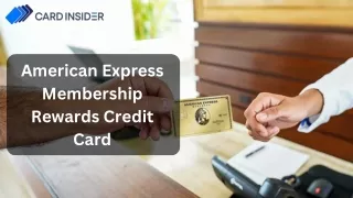 American Express Membership Rewards Credit Card