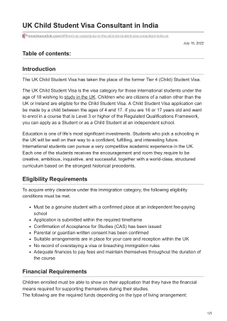 UK Child Student Visa: Everything You Need to Know to Help Your Child Study in t