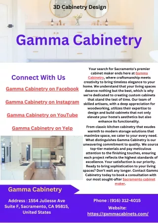Gamma Cabinetry -Sacramento Cabinets