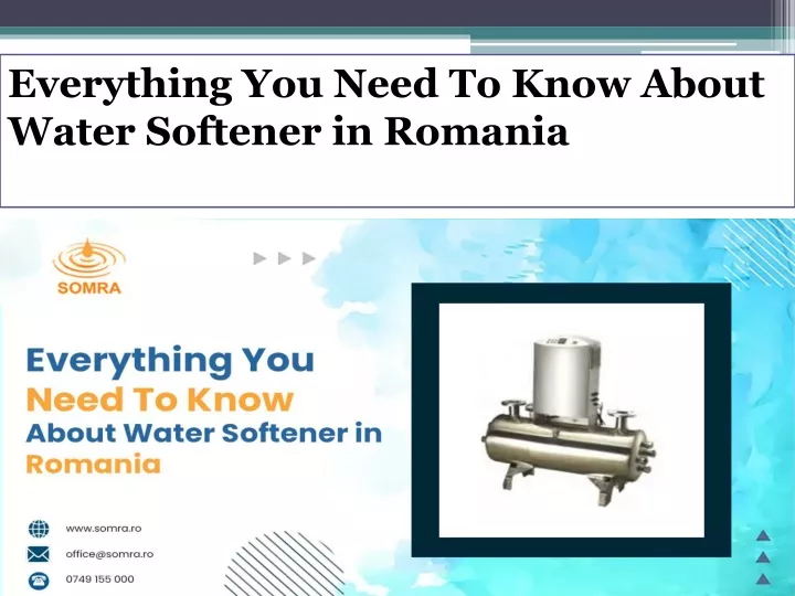 everything you need to know about water softener