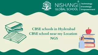 CBSE Schools in hyderabad |CBSE School near my location - NGS