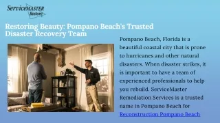 Pompano Beach's Post-Disaster Heroes ServiceMaster Reconstruction