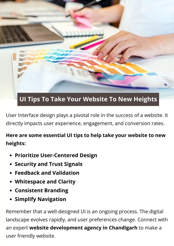 ui tips to take your website to new heights