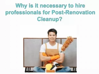 Why is it necessary to hire professionals for