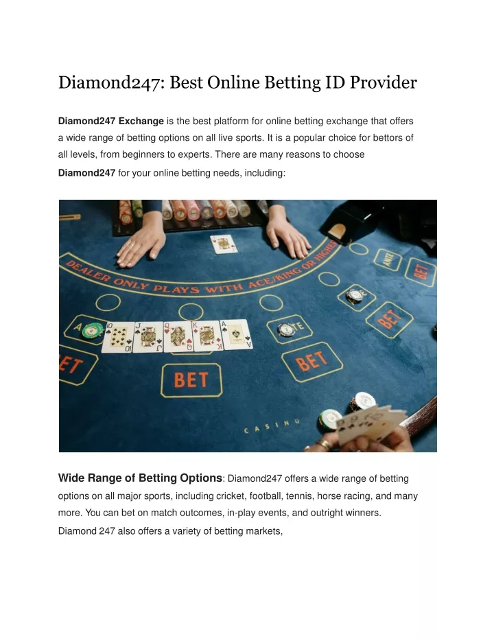 diamond247 best online betting id provider