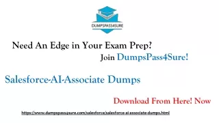 Is DumpsPass4Sure Your Key to Salesforce AI-Associate Success?