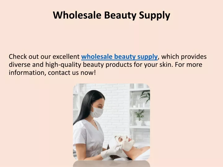 wholesale beauty supply