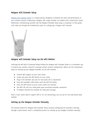 Netgear Wifi Extender Setup (4)