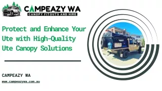 High-Quality Ute Canopy Solutions - Campeazy WA