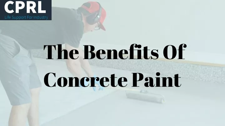 the benefits of concrete paint