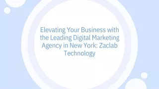 Digital Marketing Agency in New York
