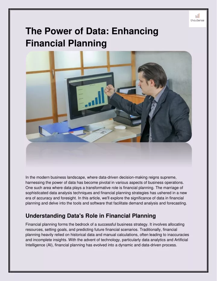 the power of data enhancing financial planning