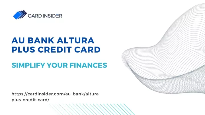 au bank altura plus credit card