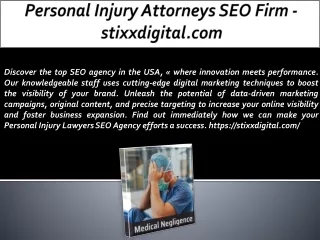 Personal Injury Attorneys SEO Firm - stixxdigital.com