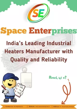 Industrial heaters Manufacturer in India