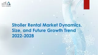 Stroller Rental Market