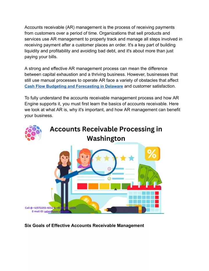 accounts receivable ar management is the process