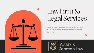 Law Firm & Legal Services North Dakota