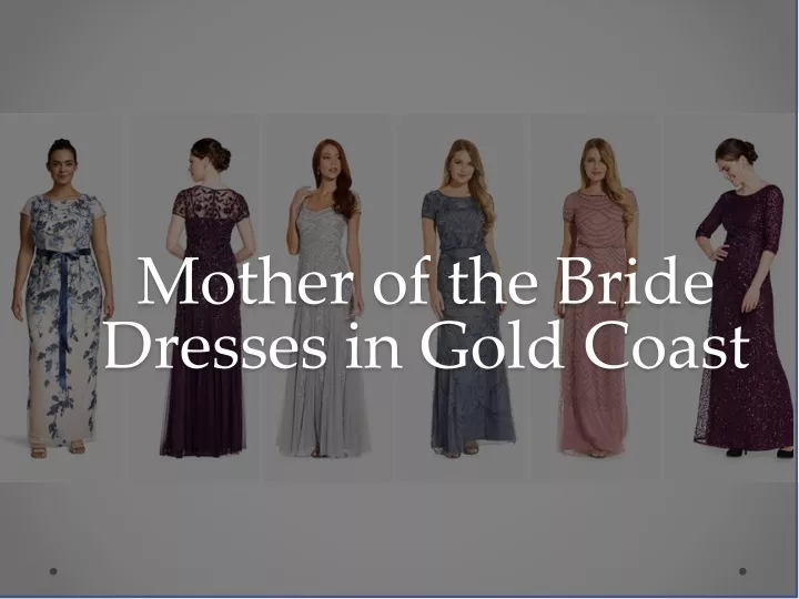 mother of the bride dresses in gold coast