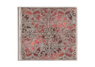 PDF Paperblanks | Garnet | Silver Filigree Collection | Softcover Flexi | Ultra