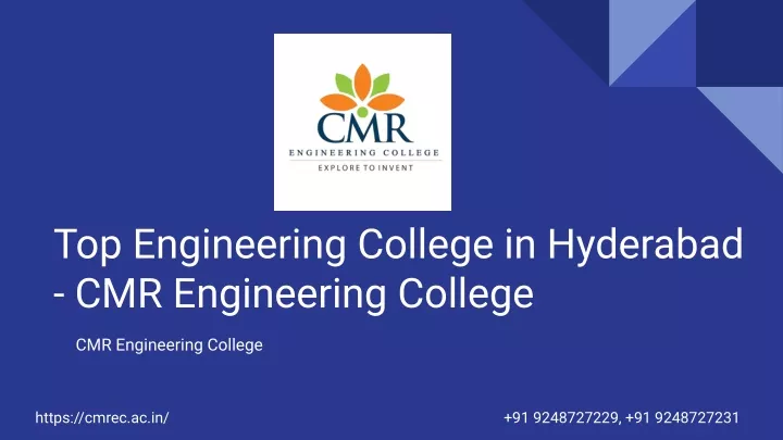 top engineering college in hyderabad