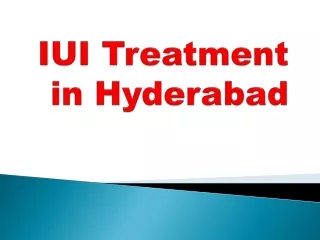 IUI Treatment in Hyderabad