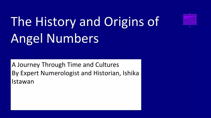 the history and origins of angel numbers