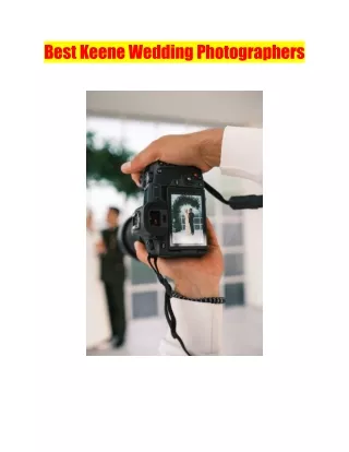 Best Keene Wedding Photographers