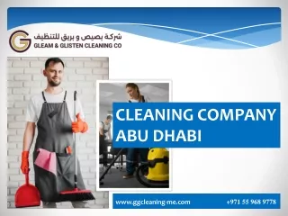 CLEANING COMPANY ABUDHABI