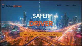 Hire Best safe driver in UAE - Safer Driver
