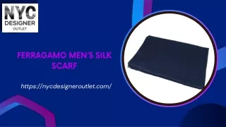 Enhance Your Wardrobe with Ferragamo Men’s Silk Special Scarf