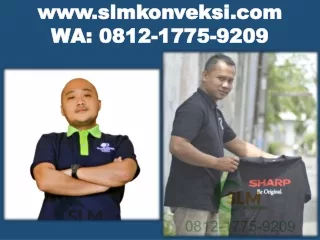 Kualitas Premium!! WA 0812 1775 9209, SLM Konveksi Vendor Kaos Polo Custom Berkualitas Samarinda Kutai Kartanegara