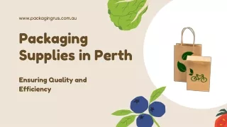 Packaging Supplies Perth: Your One-Stop Source for Quality Packaging Materials